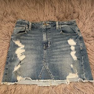 Holister denim skirt